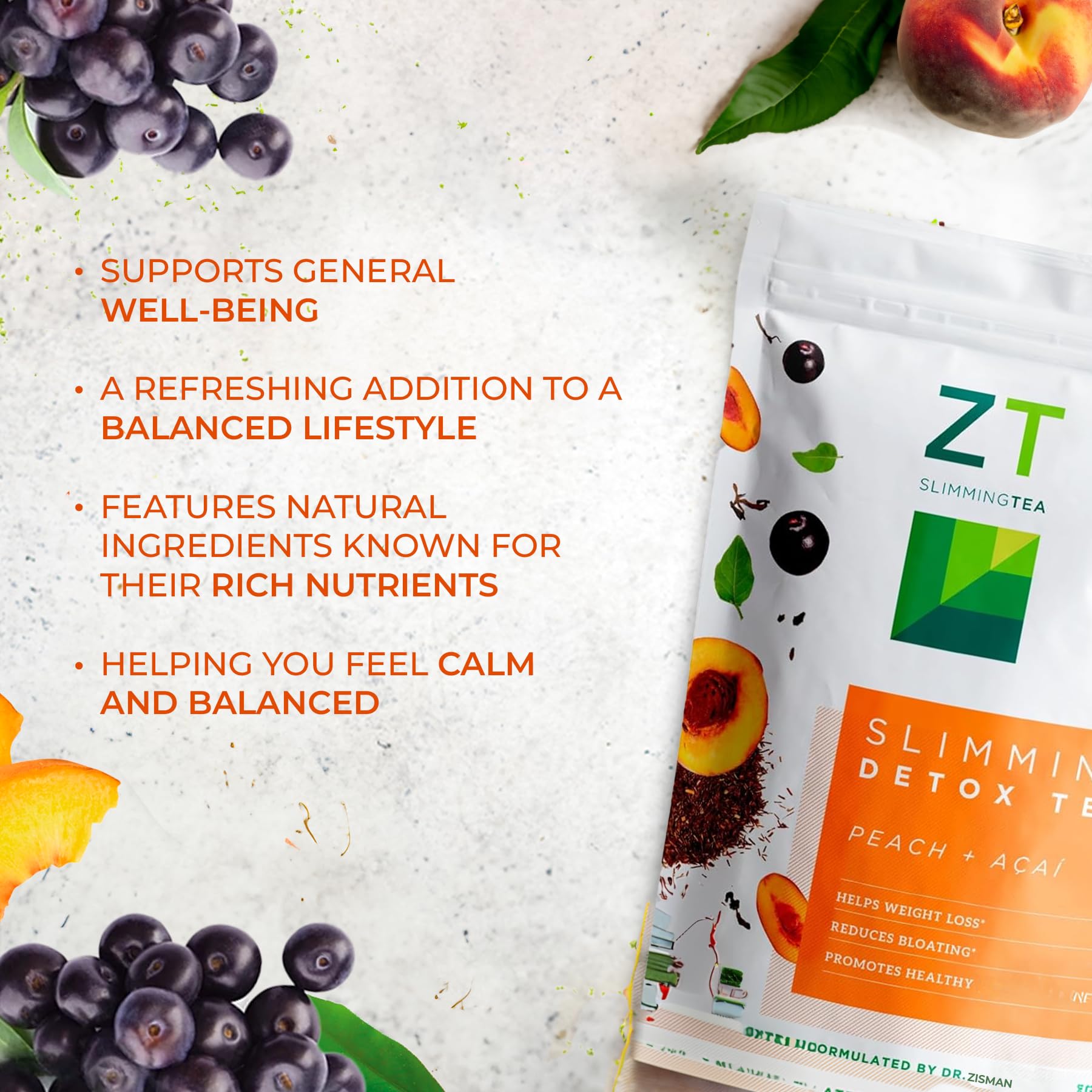 Dr. Zisman ZT Slimming packaging highlights a 28-day wellness plan.