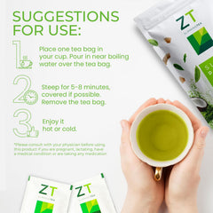 Dr. Zisman ZT Slimming green matcha powder boosts antioxidant energy for busy days.
