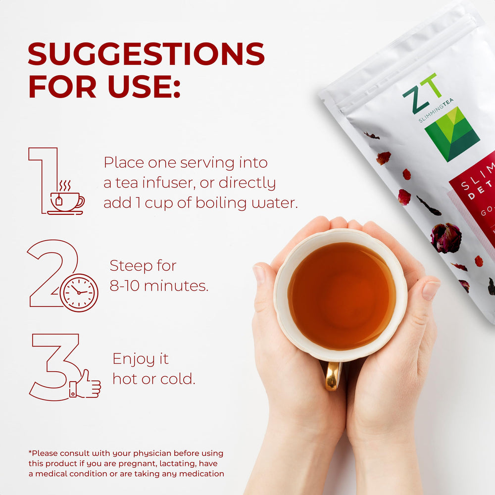 Goji berries close-up with Dr Zisman tea