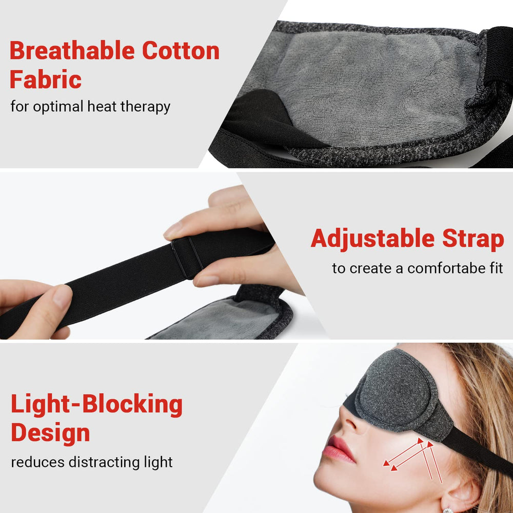 DR.PREPARE Eye Mask with adjustable strap for secure fit