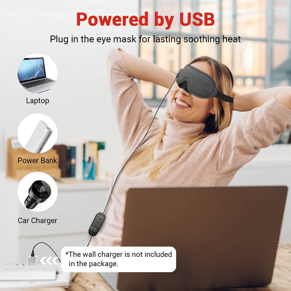 DR.PREPARE Eye Mask featuring enlarged nose gap to block light