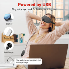 DR.PREPARE Eye Mask featuring enlarged nose gap to block light