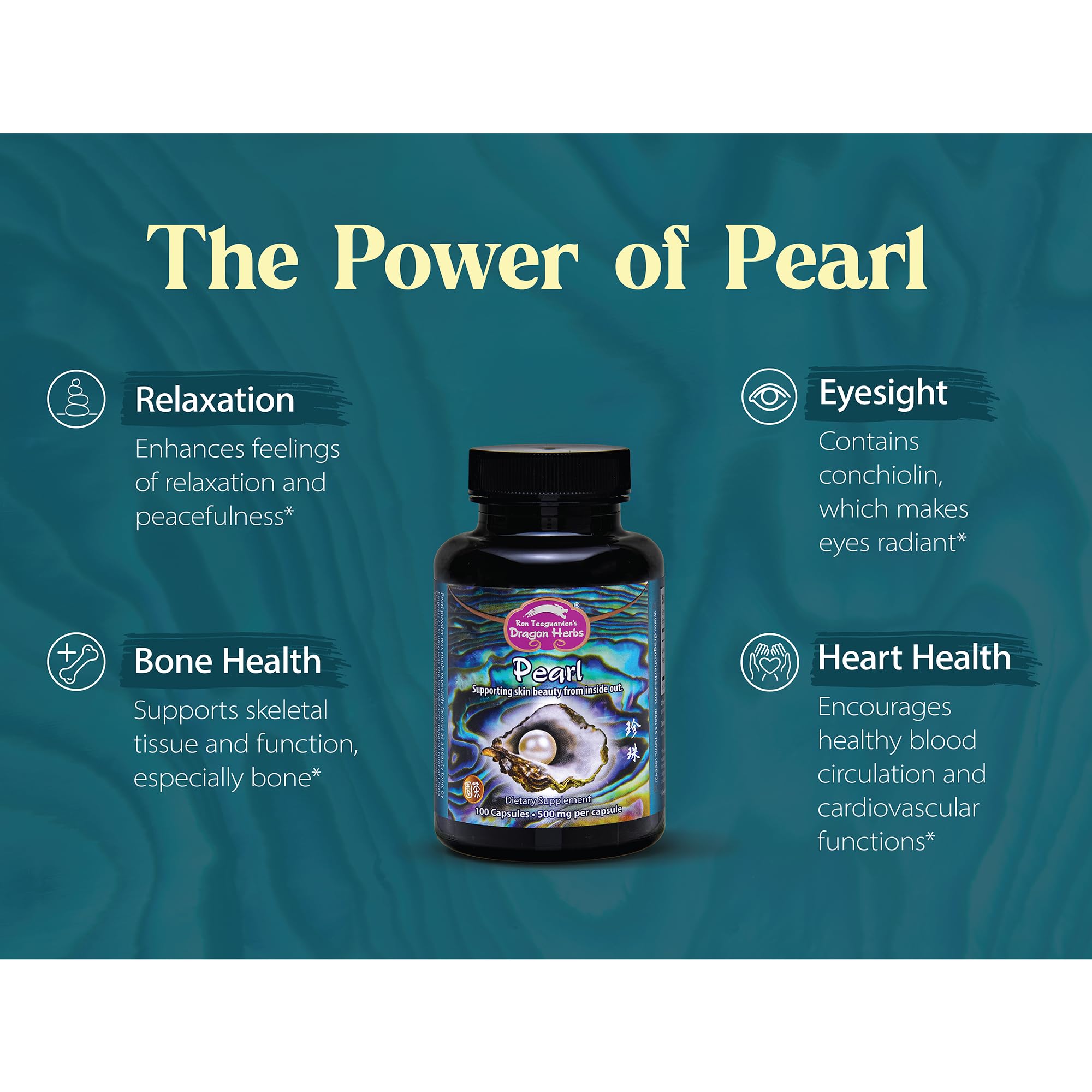 Dragon Herbs Pearl Powder loose powder used as a facial finishing powder.