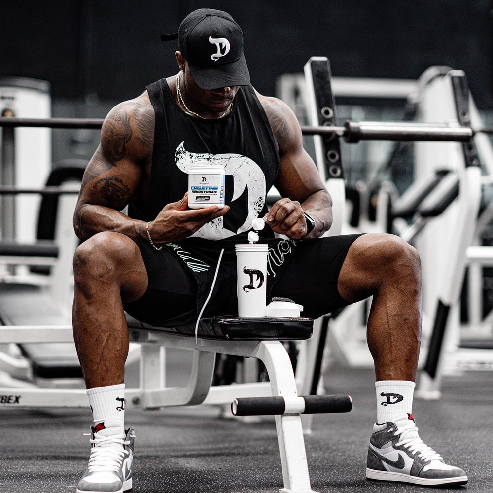 Dragon Pharma Creatine Monohydrate antioxidant support icon.
