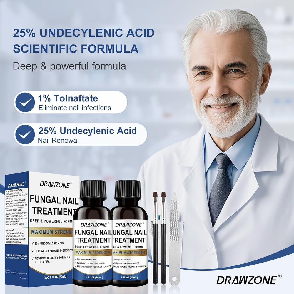Drawzone non-greasy, non-staining formula dries cleanly