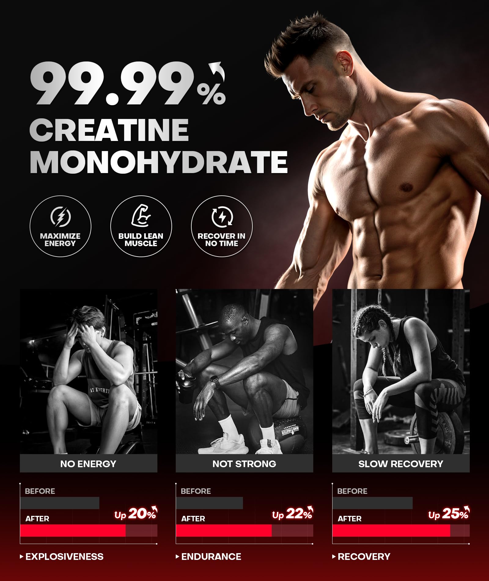 DR.BIO creatine gummies raspberry bite with real flavor