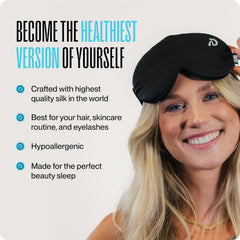 Dream Recovery Luxe Mask adjustable strap ensures secure, personalized fit.