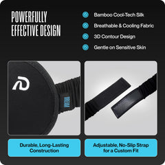 Dream Recovery The Pro Mask features Bamboo Cool-Tech silk with silver ion for skin comfort.