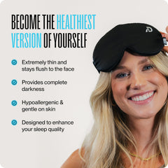 Dream Recovery The Pro Mask helps reduce eye pressure with contoured 3D cups.