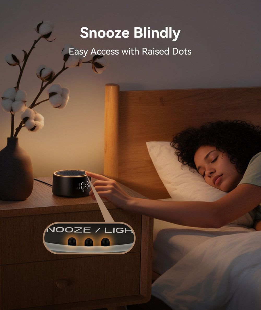 Bedroom setup with the Dreamegg D1 Nova for nighttime starting routine