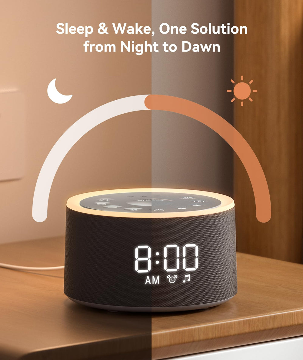Dreamegg D1+ nature alarm sounds for gentle wake-ups