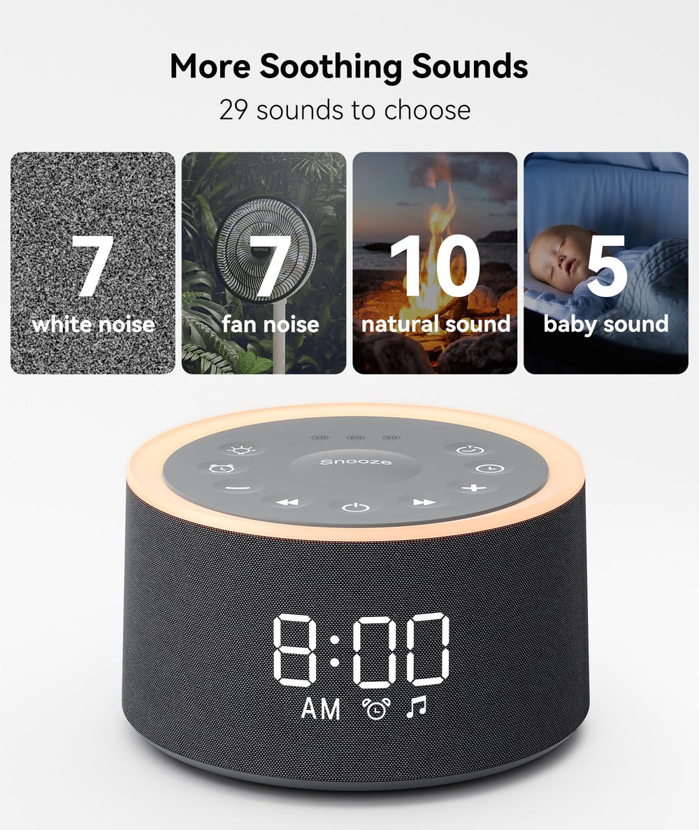 Dreamegg D1+ warm night light creating cozy bedside illumination