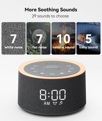 Dreamegg D1+ warm night light creating cozy bedside illumination