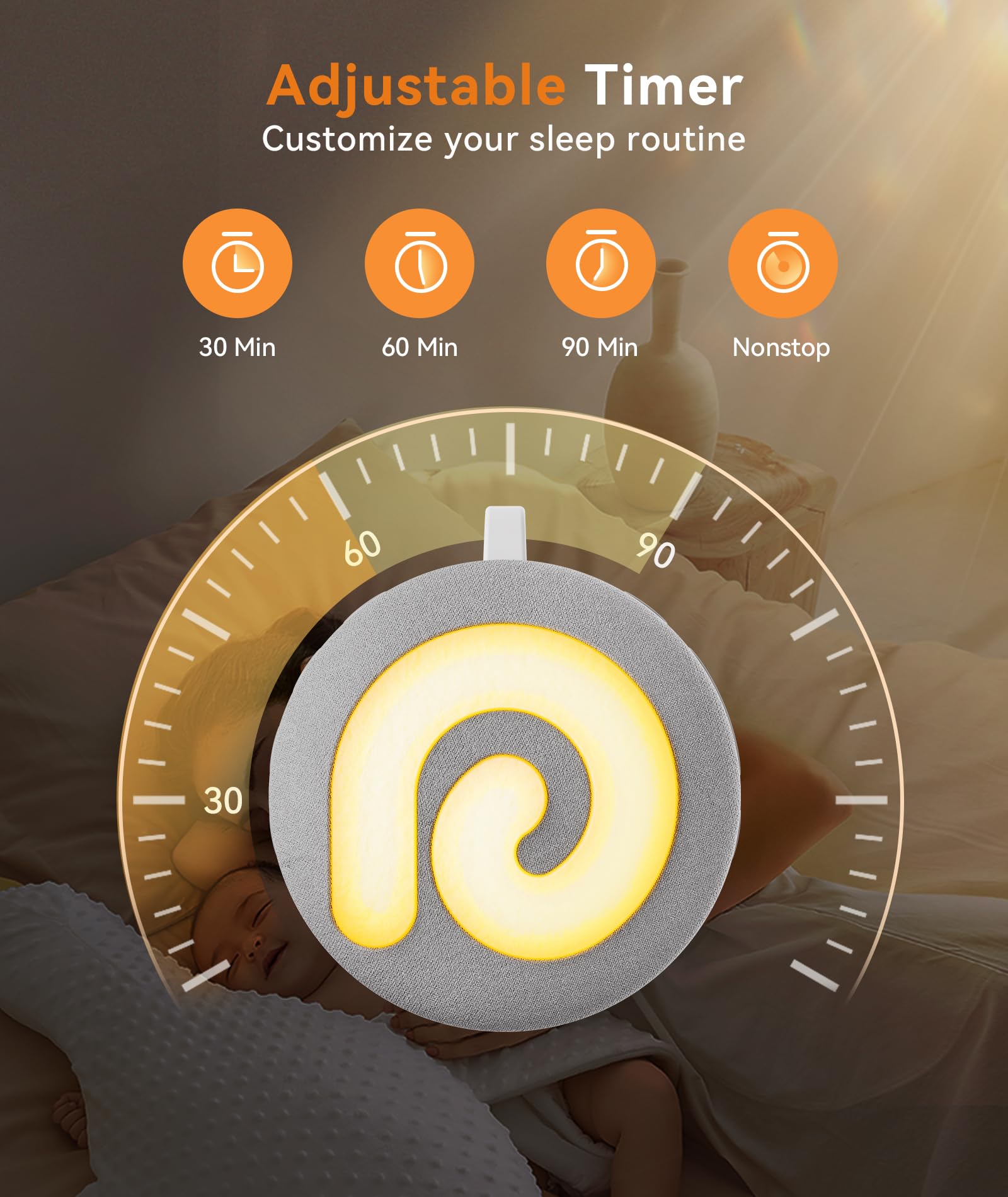 Dreamegg D11 child lock for safety during sleep