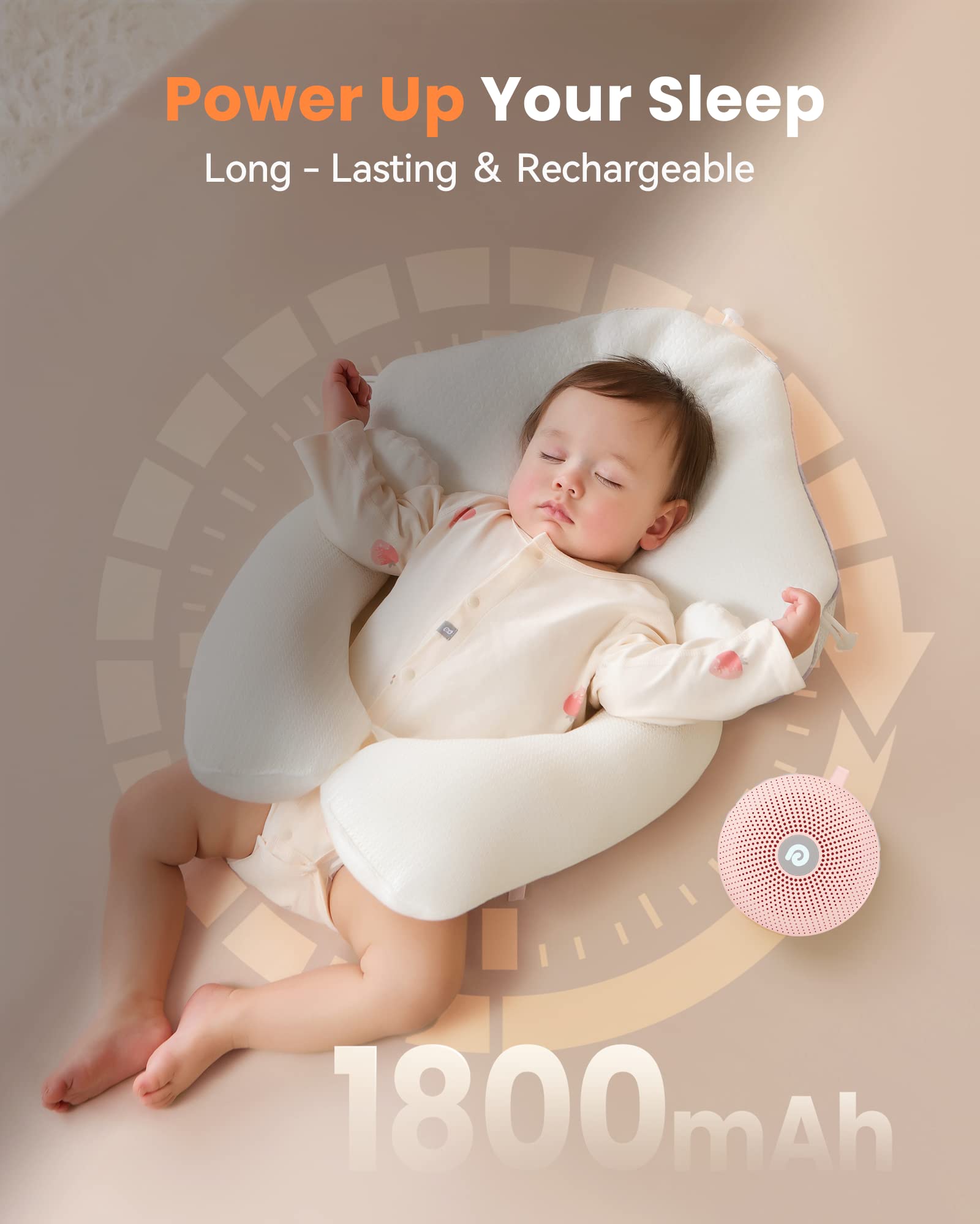 Dreamegg D11 Max noise masking helps create calmer sleep environments.