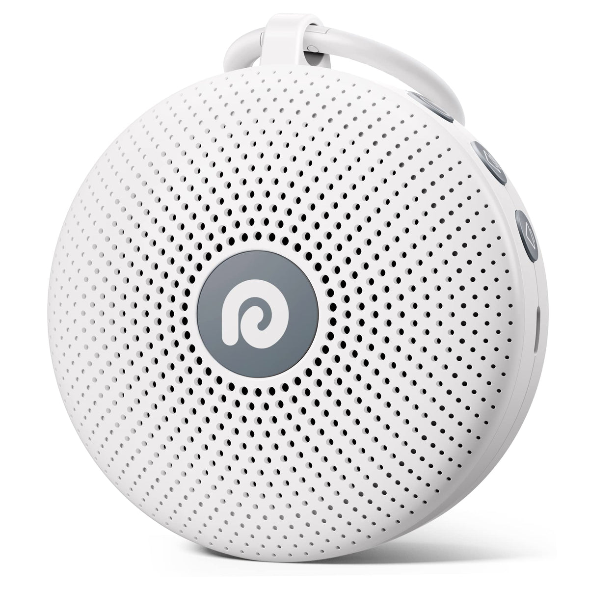Dreamegg D11 Max portable noise machine in a compact white design for sleep on the go.