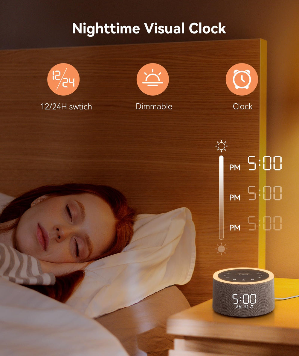 Dreamegg D1+ snooze feature illustrated for a slower wake-up.