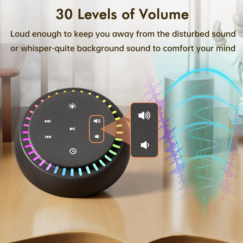 DreamSky with 30 volume levels for precise sound control.