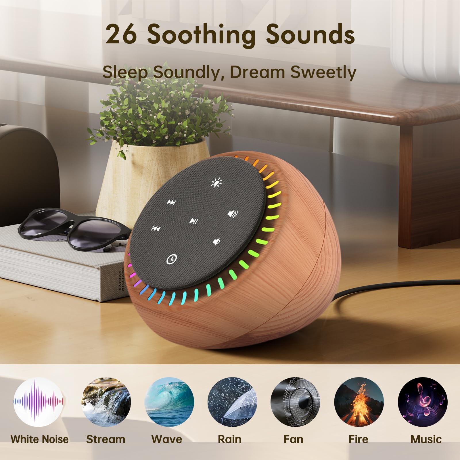 Side-angle view of DreamSky for private listening and focused work.
