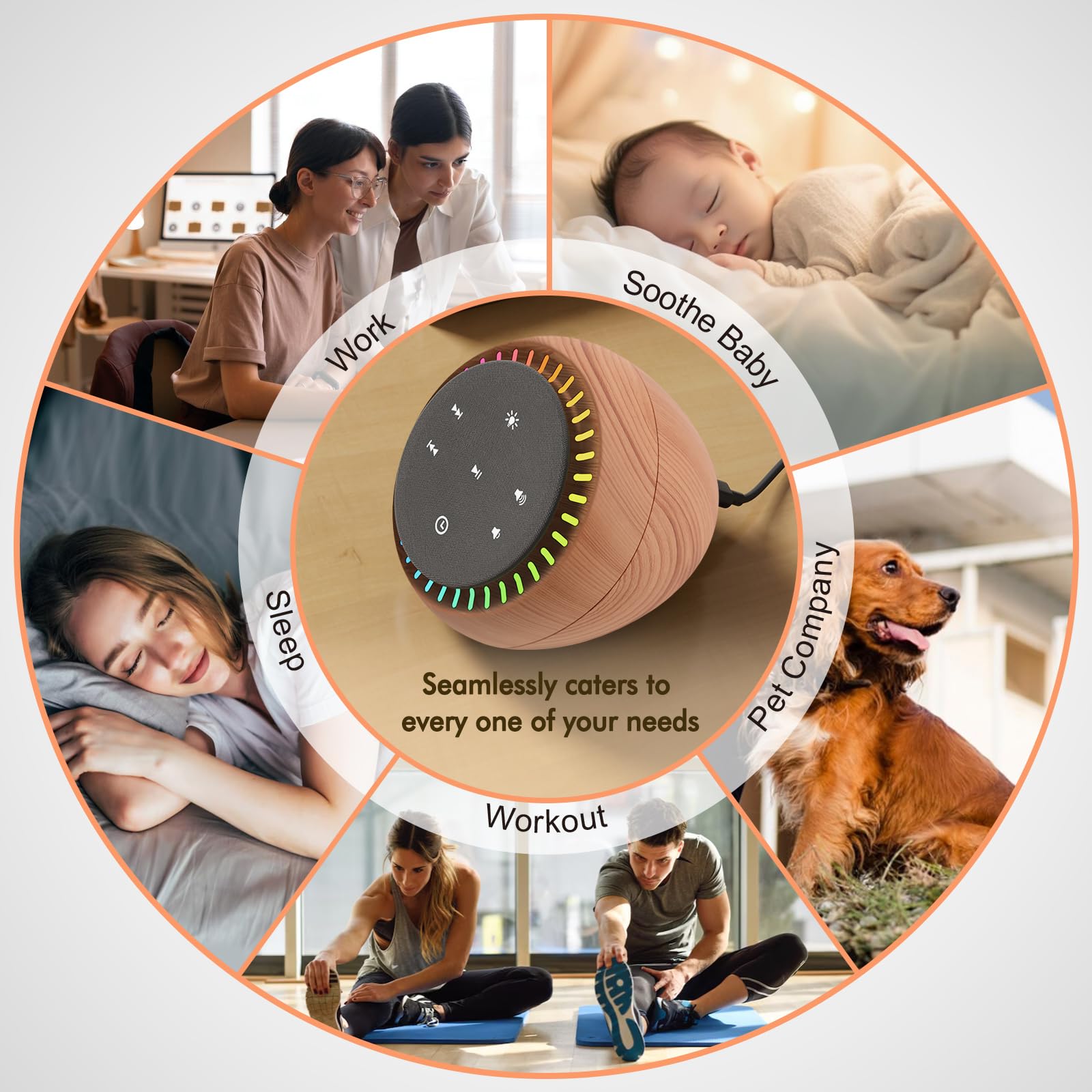 Auto-off timer helps undisturbed nights with DreamSky.