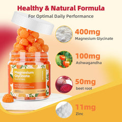 DREAVIO magnesium glycinate gummies closeup emphasizing chewy texture