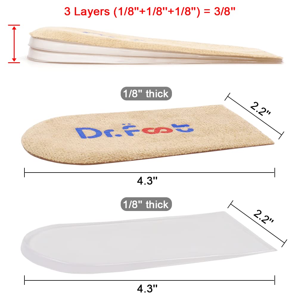 Dr Foot breathable fabric layer highlights moisture-wicking comfort during activity.