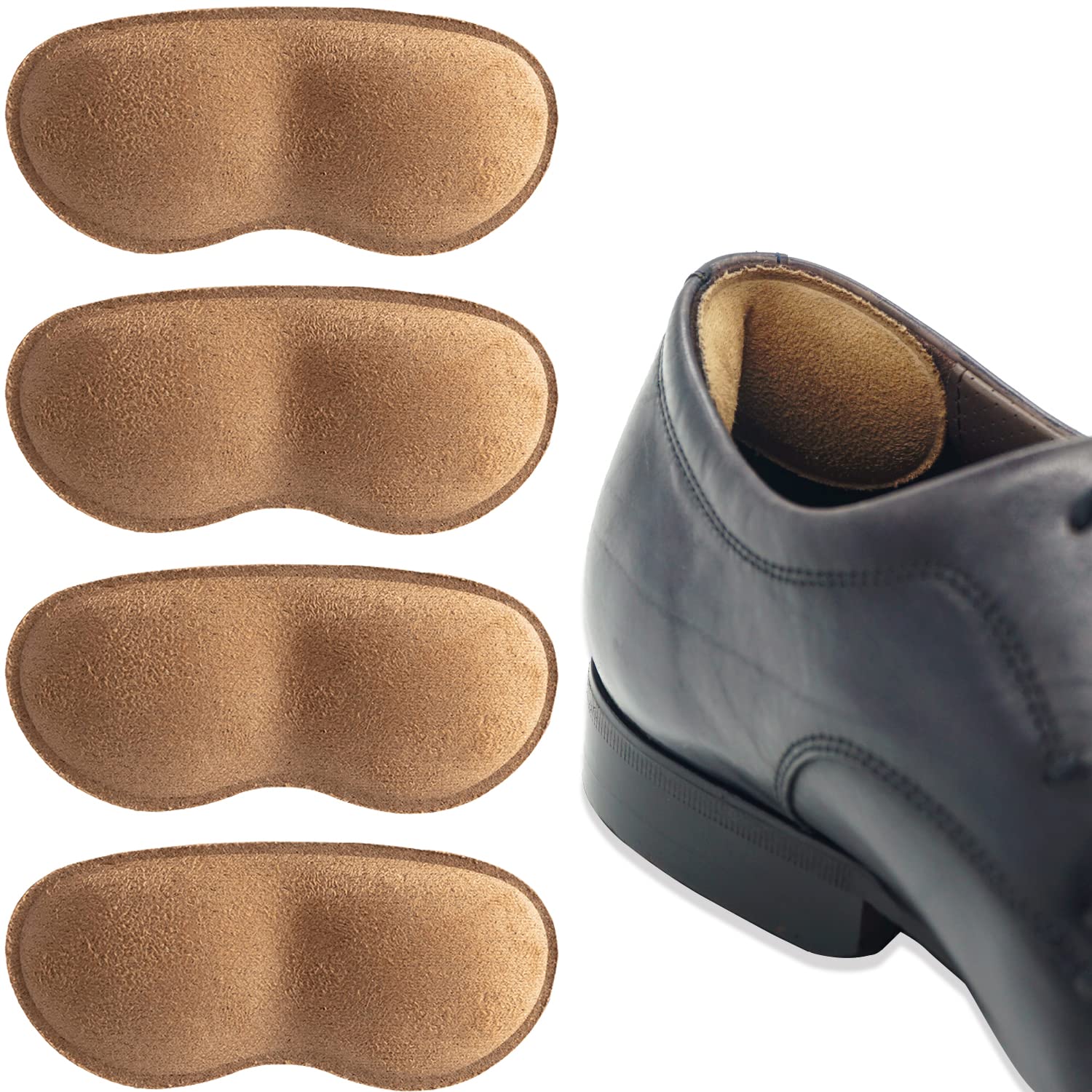 Dr Foot Heel Grips brown packaging shows compact two-pair kit for on-the-go comfort