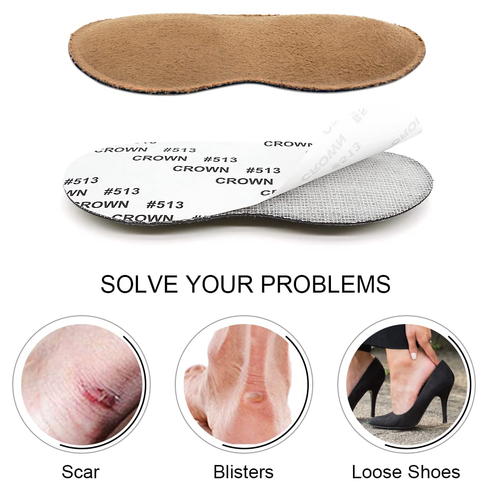Dr Foot Heel Grips soft-foam microsuede layer provides comfortable cushioning