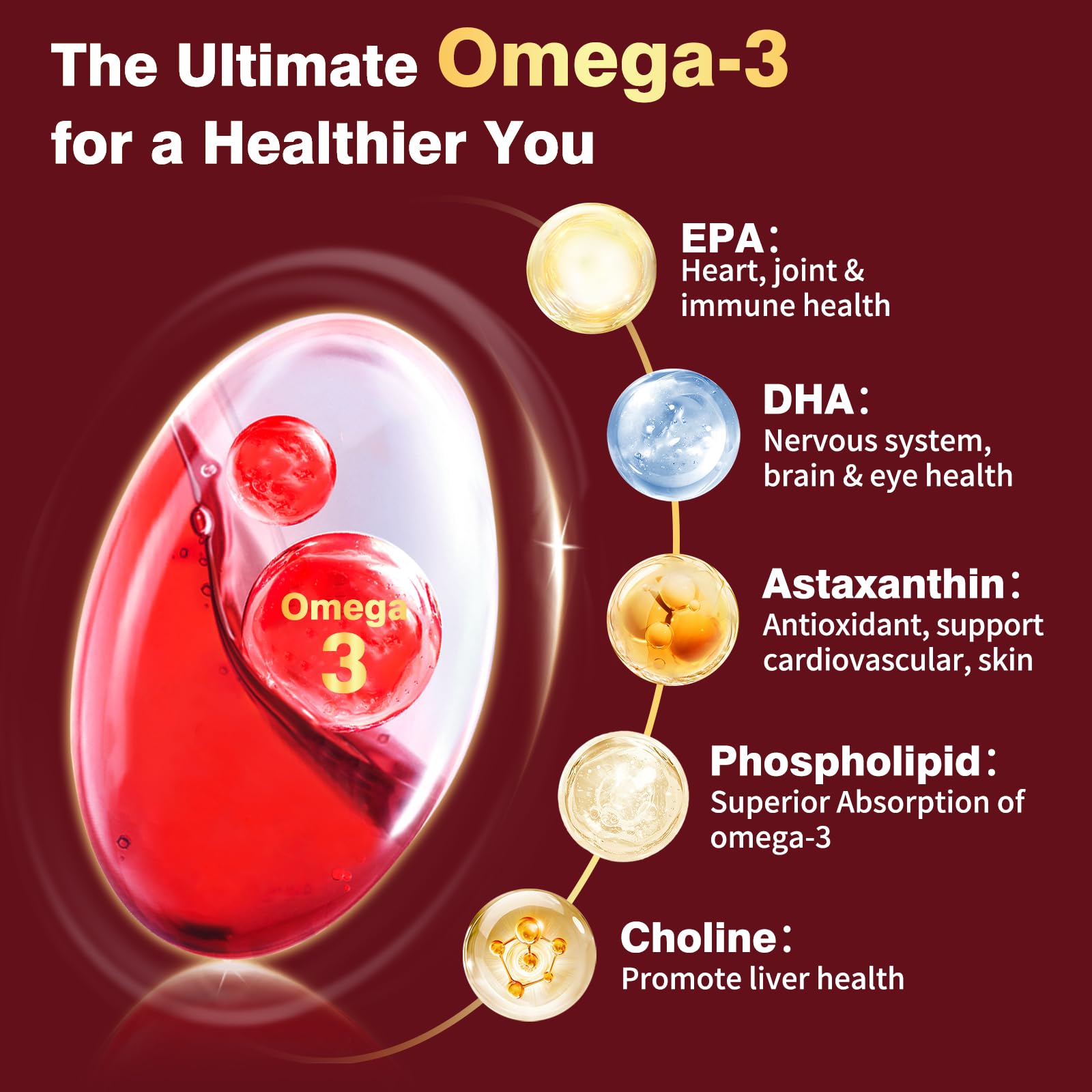 DRFOSTER Astaxanthin-rich krill softgels with natural antioxidant properties