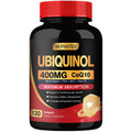 DRFOSTER CoQ10 400mg Softgels – Ubiquinol with Vitamin E, PQQ & Black Pepper, 120 Count