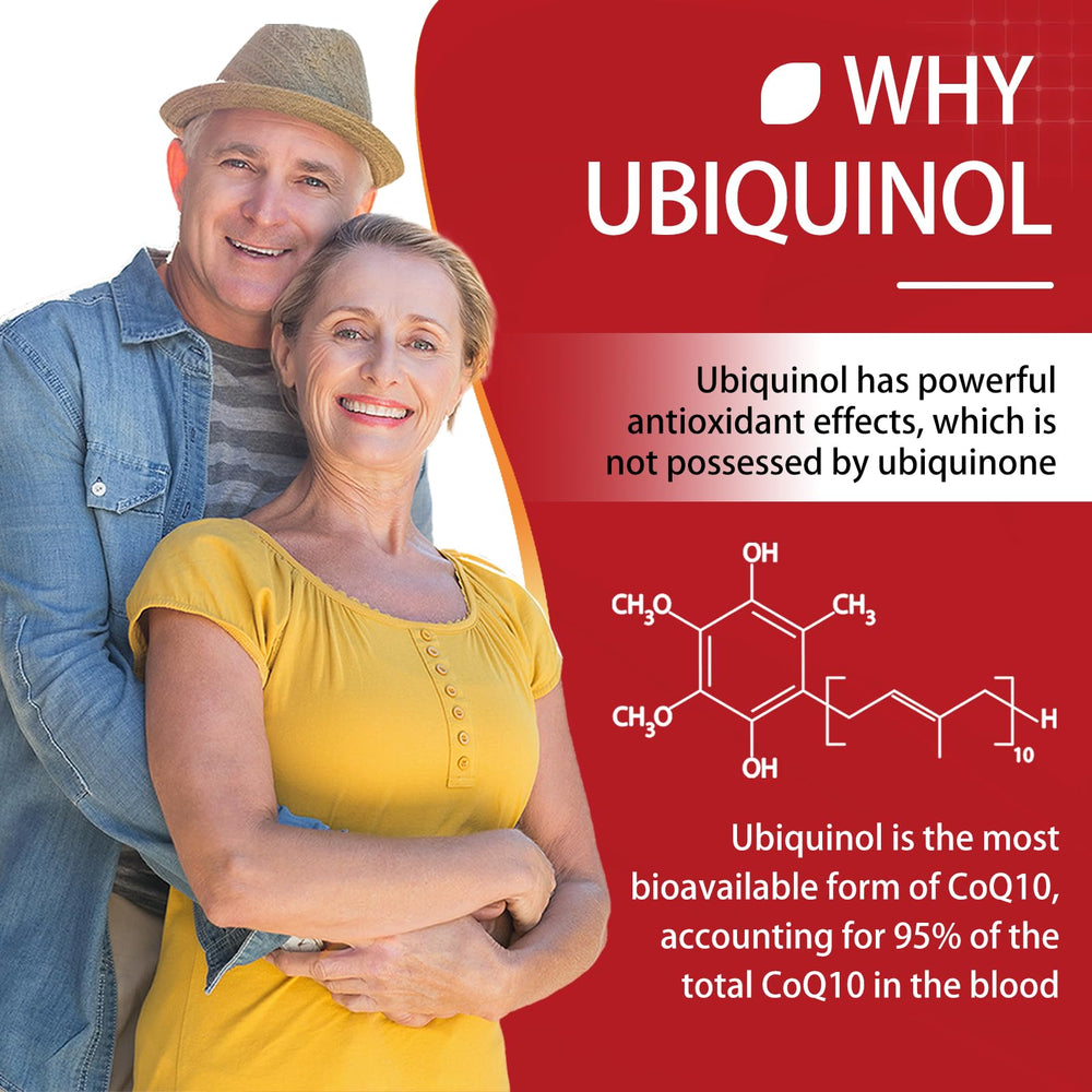 DRFOSTER CoQ10 softgels outside bottle ready for daily supplementation