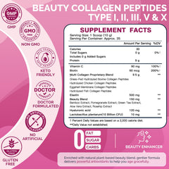DRFOSTER Multi Collagen Powder tub closed for convenient daily use