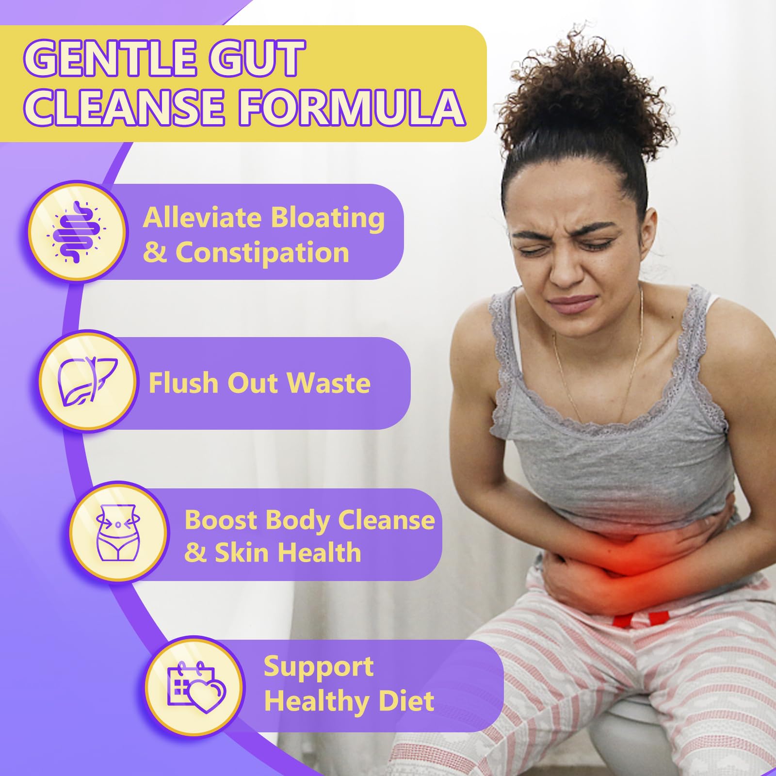 DRFOSTER detox herb blend image promoting gentle gut cleansing.