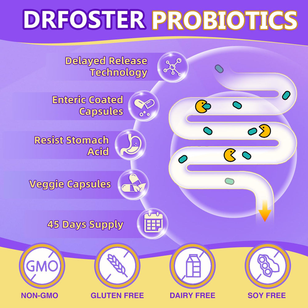 DRFOSTER immune-blend ingredients close-up highlighting immune support potential.