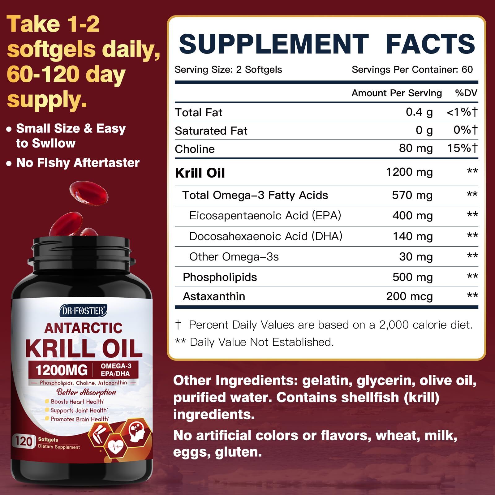 DRFOSTER Sustainably sourced Antarctic krill for responsible omega-3