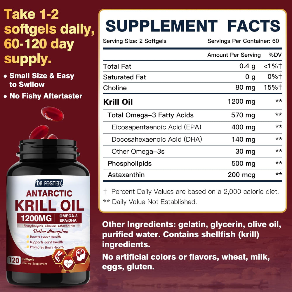 DRFOSTER Sustainably sourced Antarctic krill for responsible omega-3