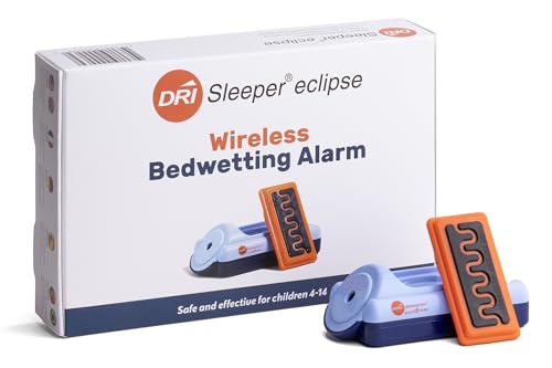 DRI Sleeper Eclipse wireless alarm placed near the bed for easy access.