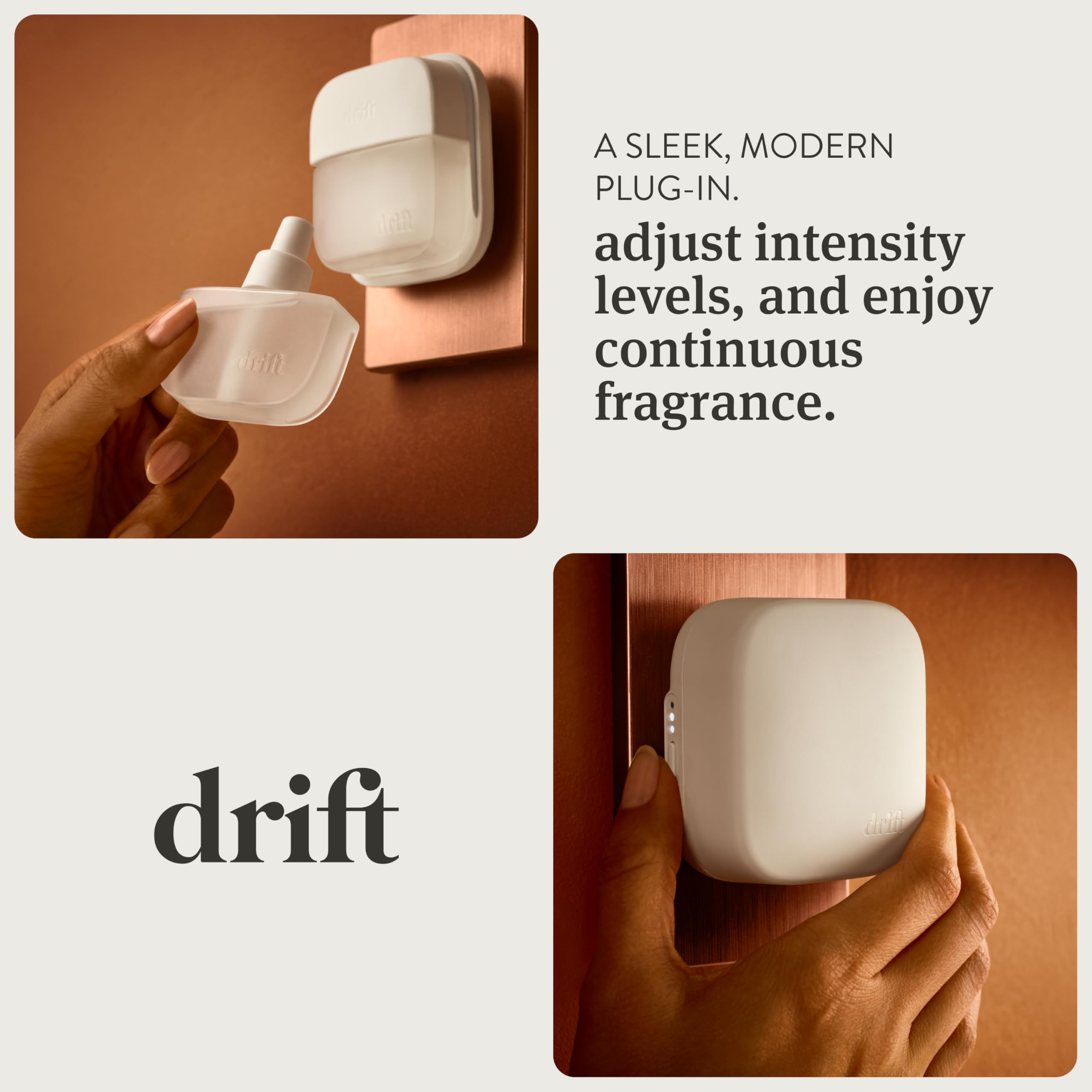 Drift Open Air diffuser shown in compact form ideal for small rooms.