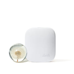 Drift Open Air diffuser setup showing adjustable settings for a customizable scent.