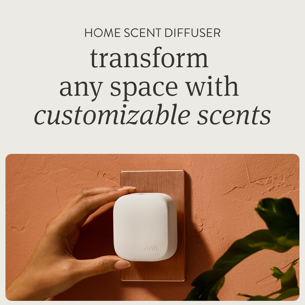 Drift Open Air diffuser with three-level control for tailored fragrance.