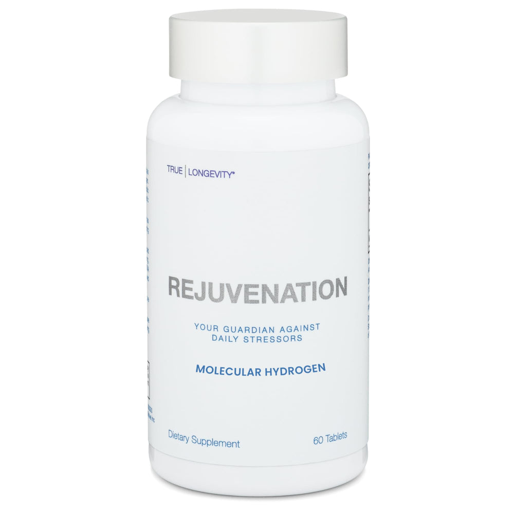 DRINK HRW Rejuvenation tablet dissolving in water for quick daily energy support.