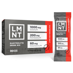 LMNT Watermelon Salt stick pack for on-the-go hydration