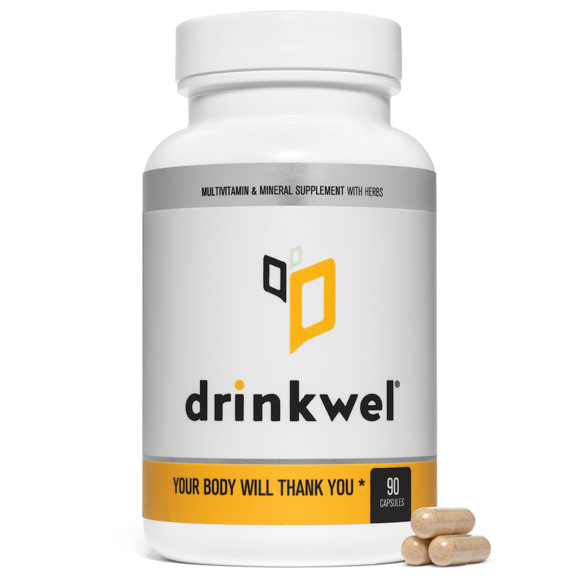 DrinkWel bottle pour into glass for a refreshed morning ritual.