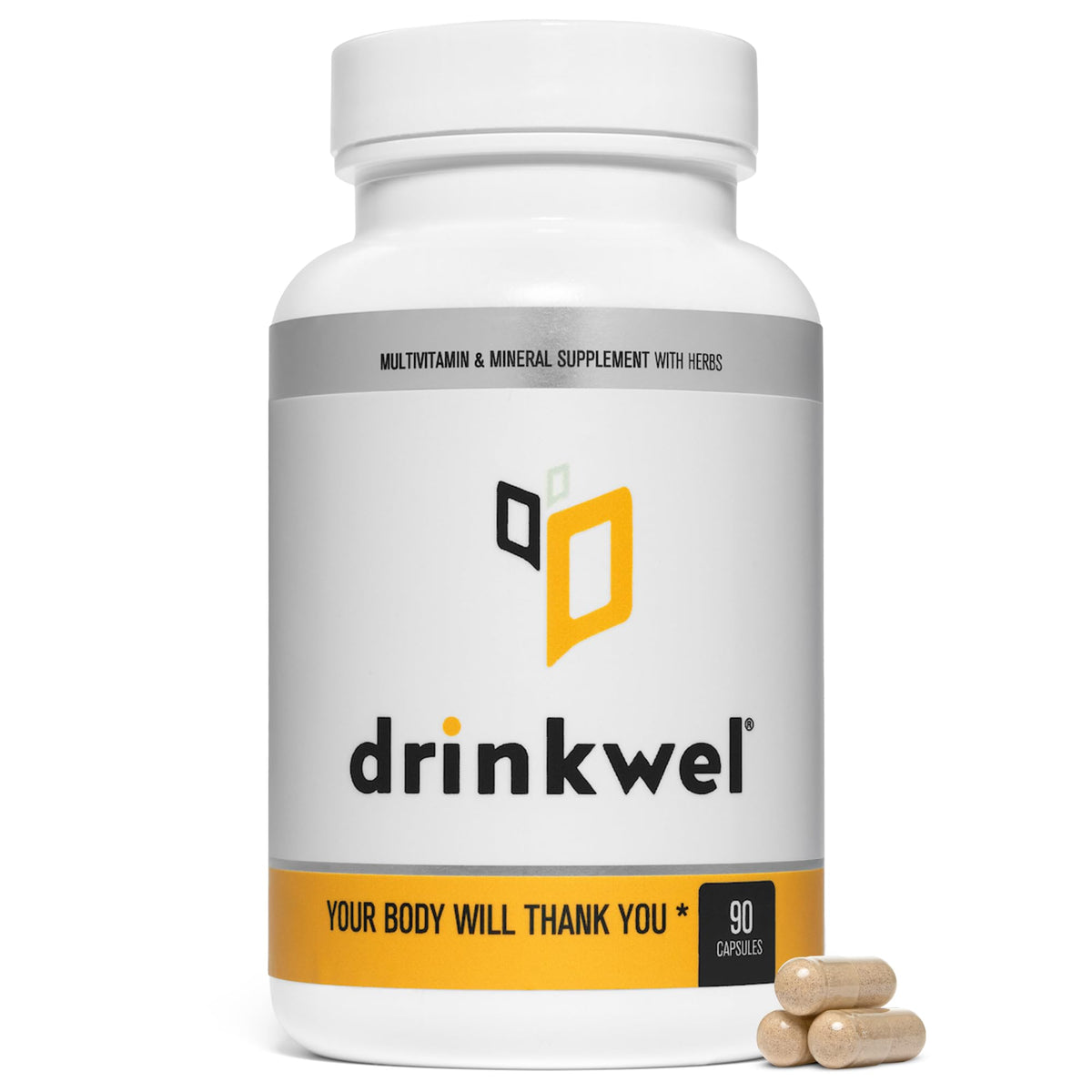 DrinkWel bottle pour into glass for a refreshed morning ritual.