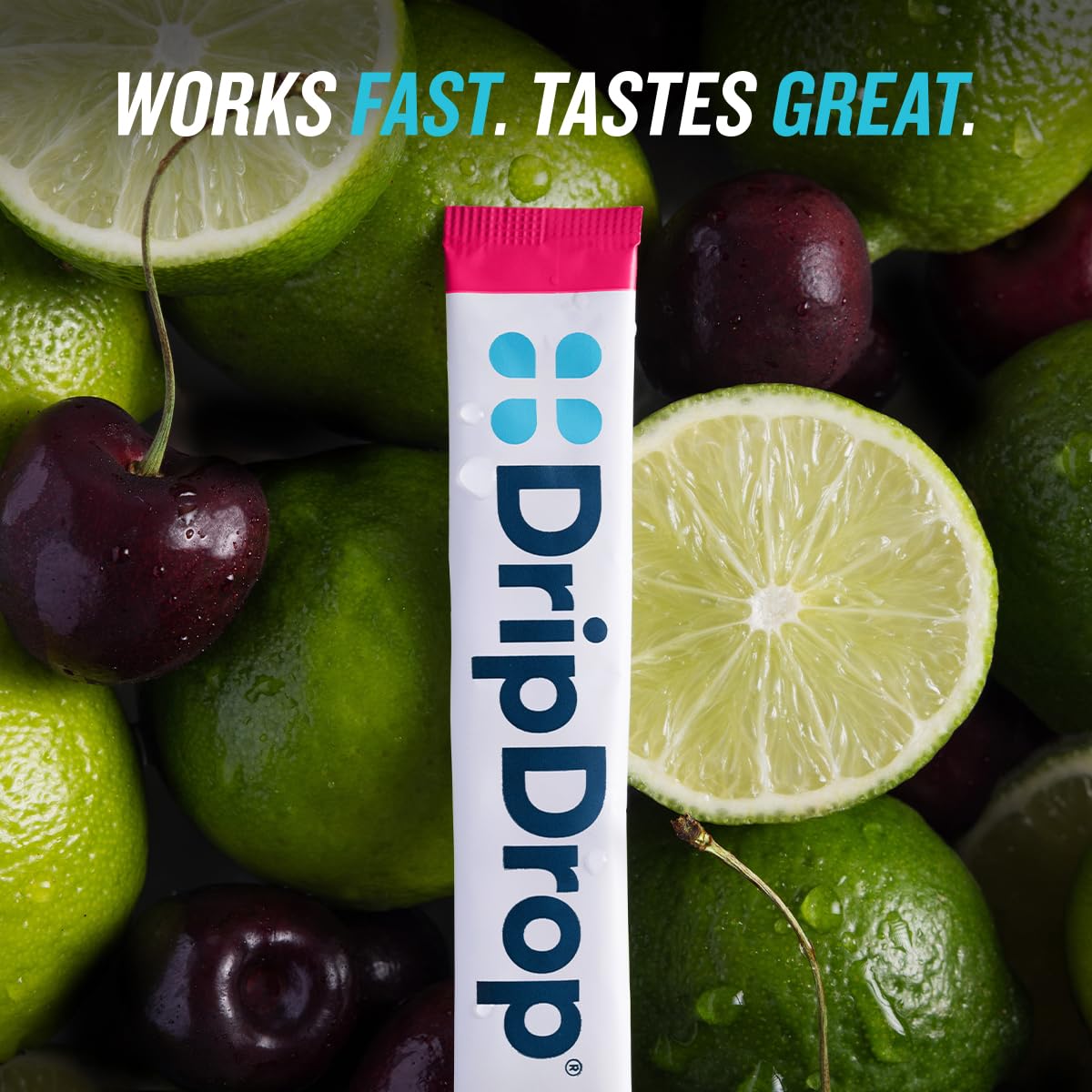 DripDrop used during workouts for convenient hydration.