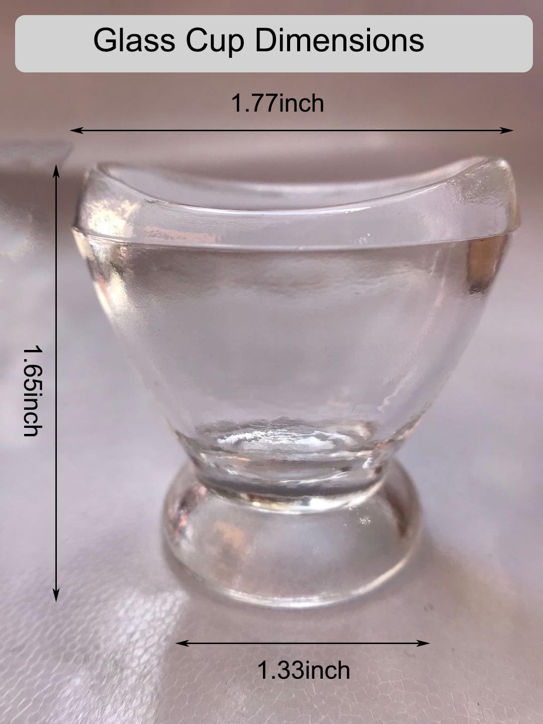 Dr.Jim Dimensiones del vaso: tamaño compacto para líquidos pequeños.
