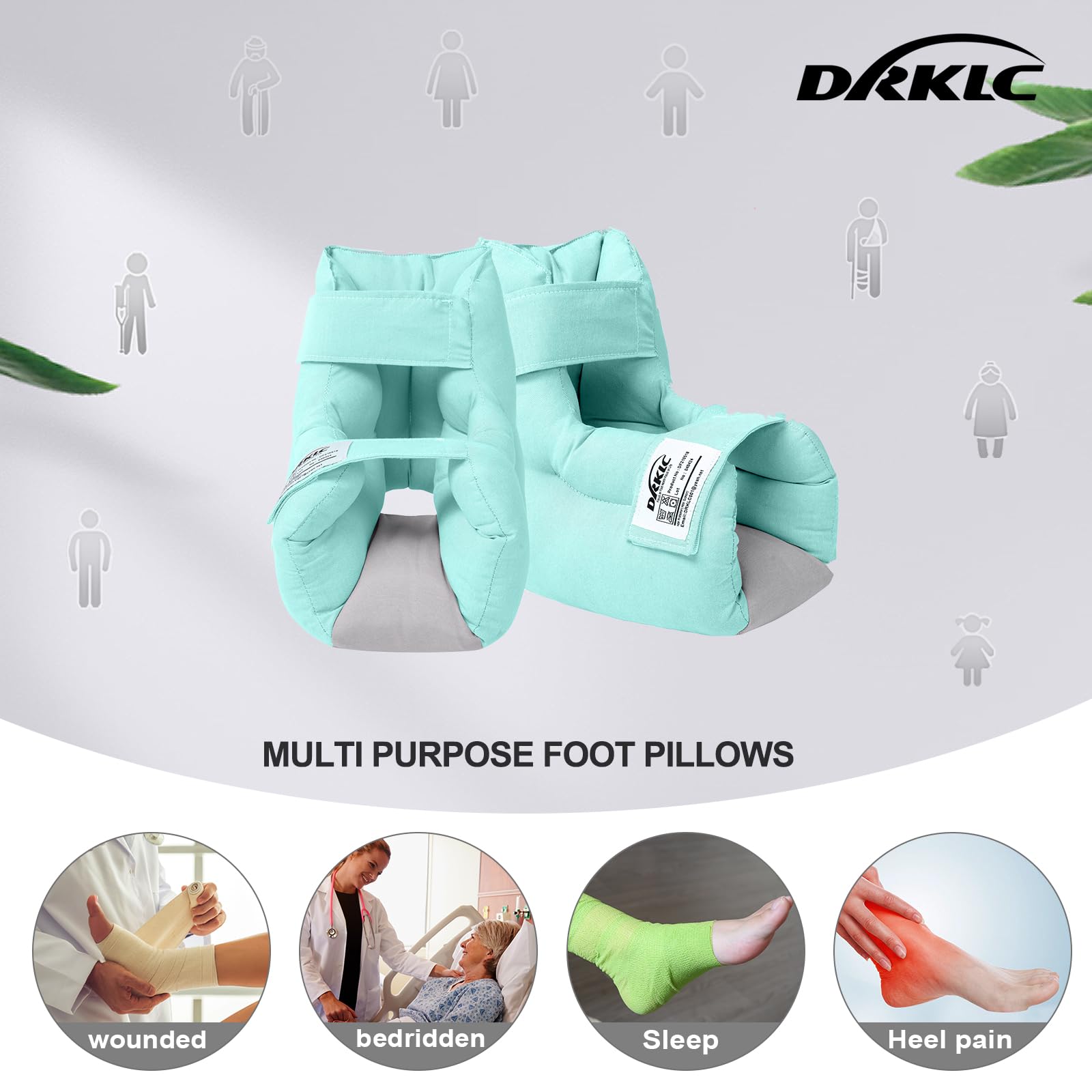 DRKLC heel cushion is machine washable for easy cleanup