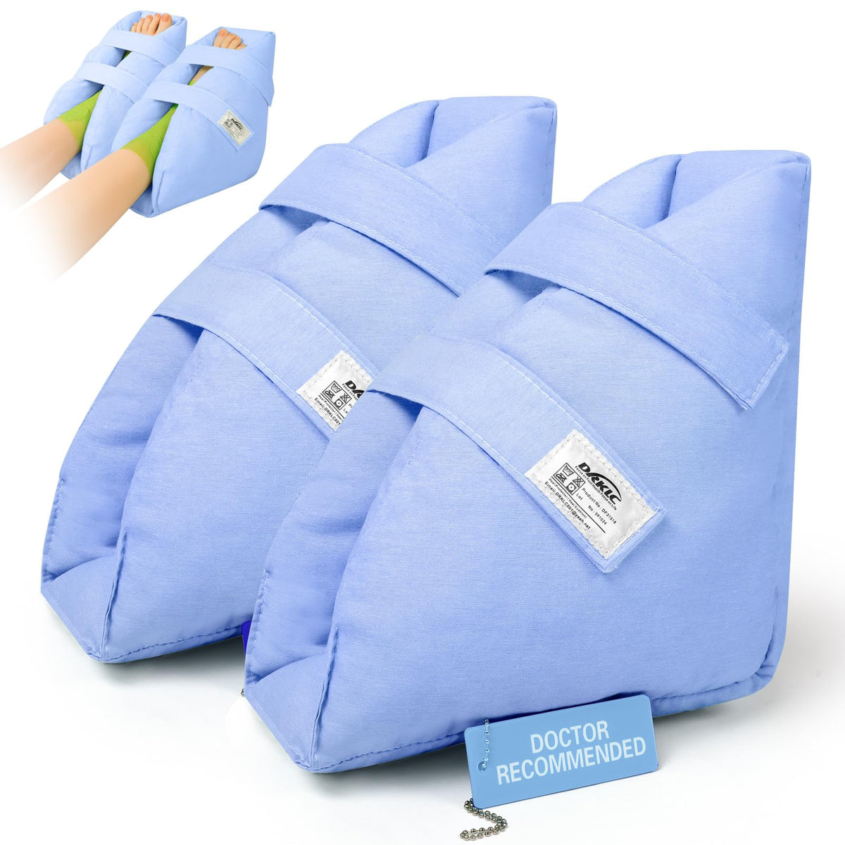 DRKLC heel protector with soft cushion for gentle support
