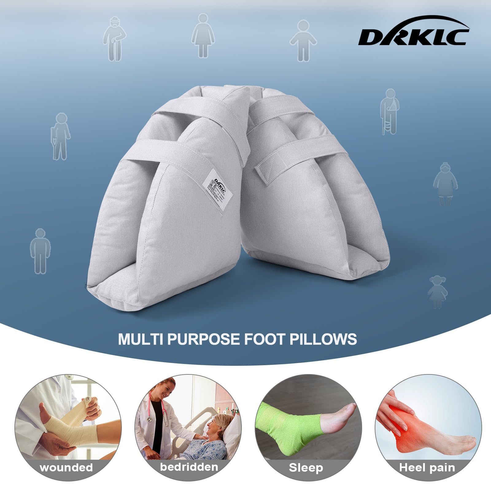 DRKLC heel protector vacuum-packed packaging saves space