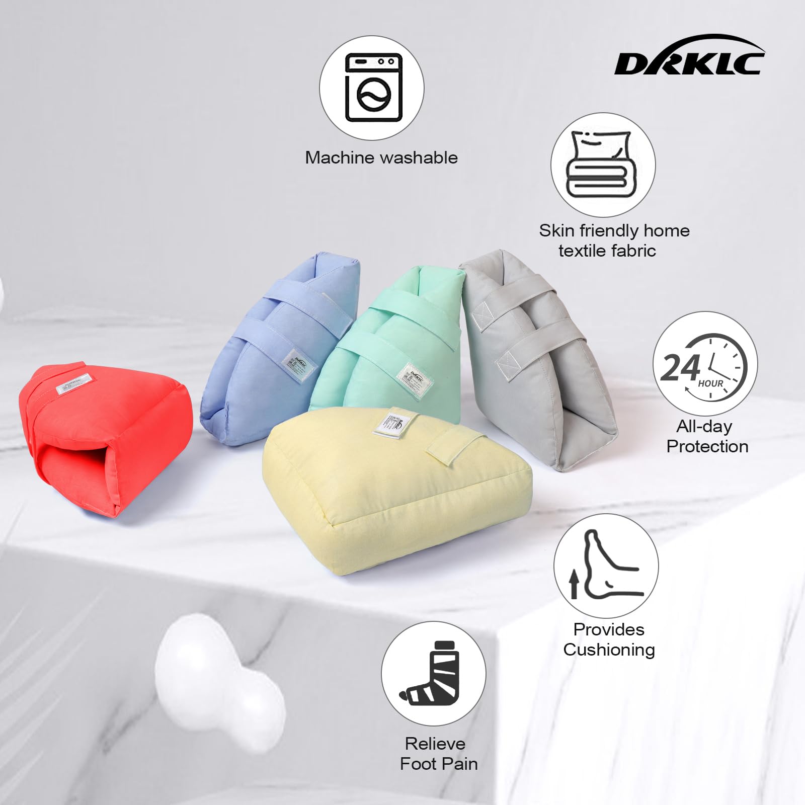 DRKLC packaging illustration shows expansion to fluffy padding